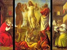 Haga click para ver la imagen ampliada la transfiguracion de cristo con san jeronimo y san agustin en las hojas laterales hacia 1500.jpg